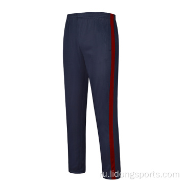 Пользовательские оптовые повседневные мужские спортивные полиэфирные брюки